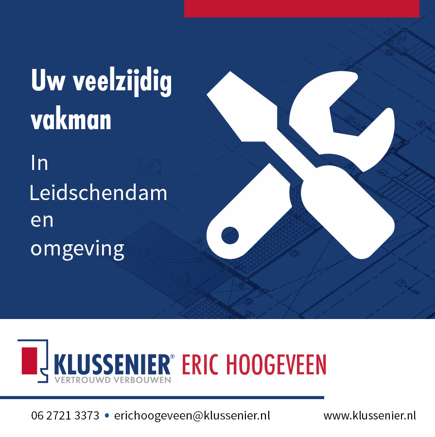 Klussenier Eric Hoogeveen